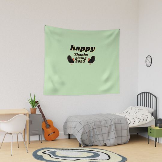Discover Happy Thanksgiving 2023 with Turkey Tapestry