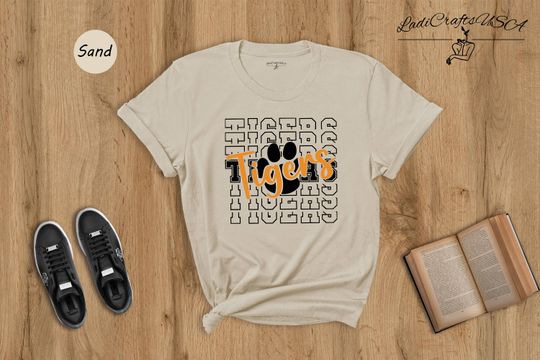 Discover Tigers School Mascot Team Spirit Shirt