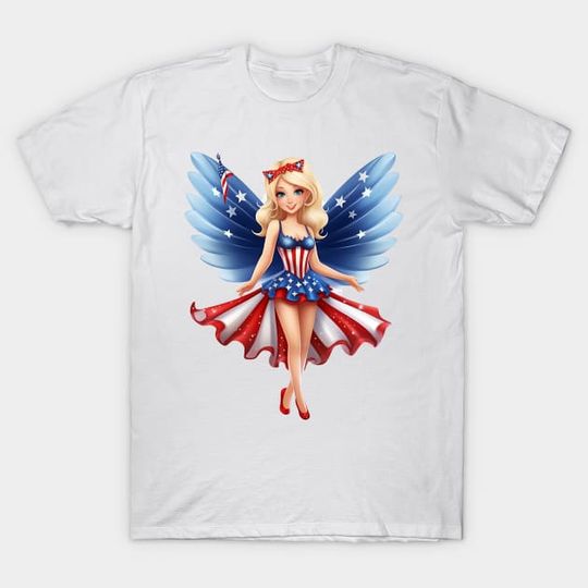 Discover 4th of July Fairy #2 - 4th Of July - T-Shirt