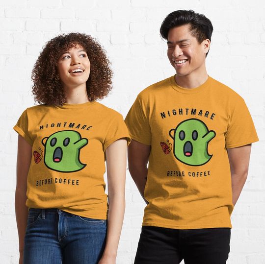 Discover I am a Nightmare before coffee Classic T-Shirt