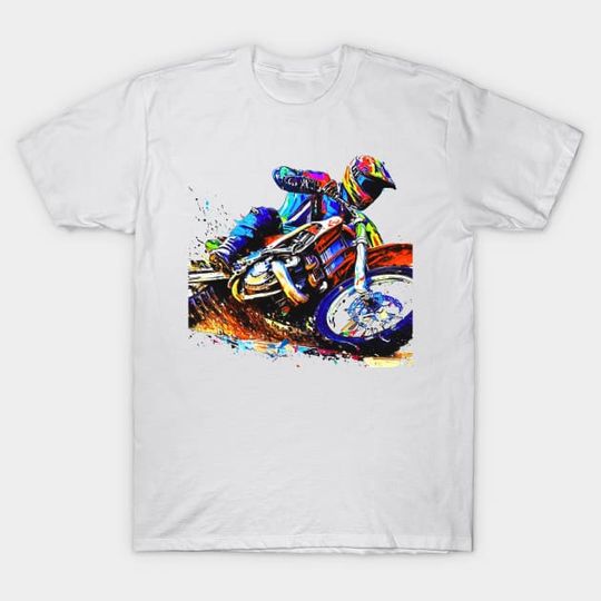 Discover Street Art Motocross Rider - Motocross Rider - T-Shirt