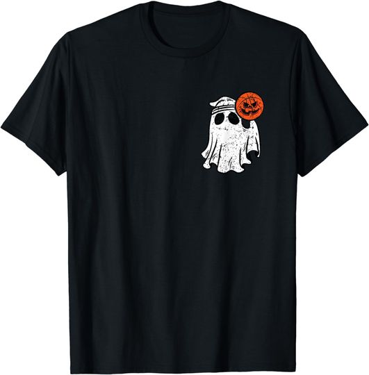Discover Ghost Basketball Player Halloween Costume Ghoul Spirit Sport T-Shirt