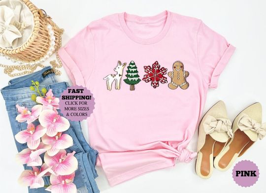 Discover Cookies Shirt, Christmas Gift Tee, Christmas Tree Shirt, Cookies Tee