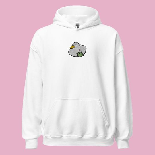 Discover Embroidered Duck Hoodie