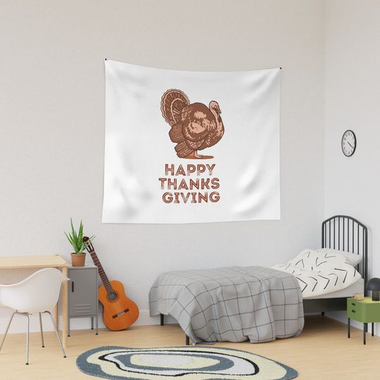 Discover Huge Thanksgiving Turkey Tapestry