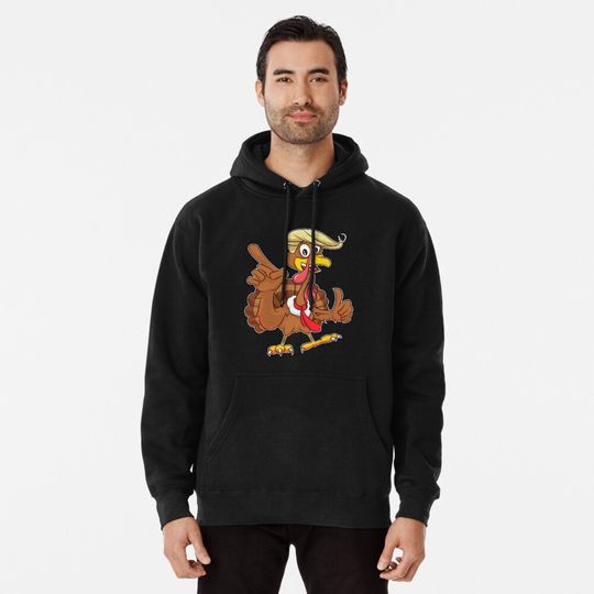 Discover Donald Trump Make Thanksgiving Great Again Funny Hoodie