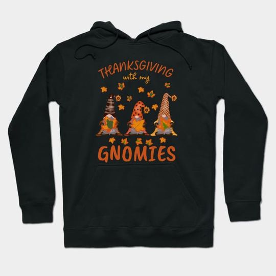 Discover Gnome Happy Thanksgiving Hoodie