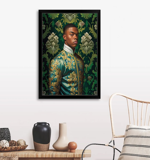 Discover Kehinde Wiley Art Premium Matte Vertical Poster
