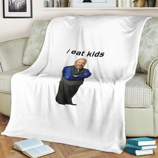 Discover bertram eats kids Throw Blanket