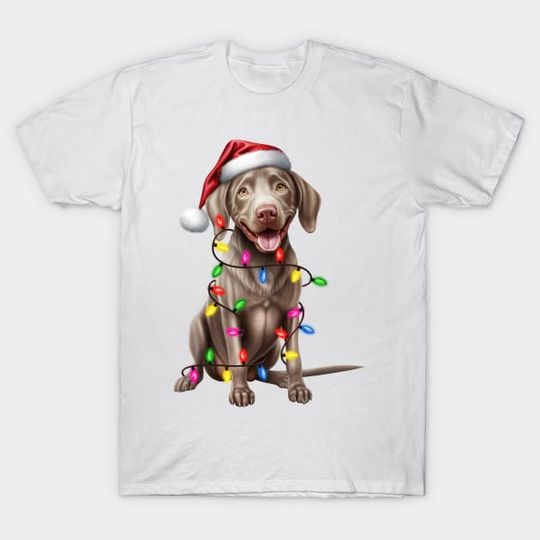 Discover Christmas Weimaraner - Christmas - T-Shirt