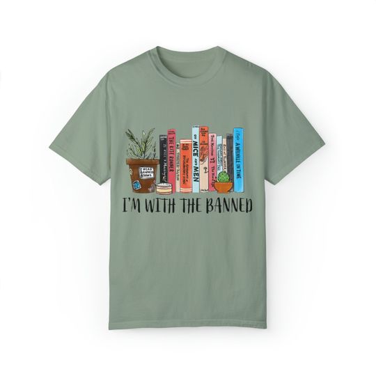 Discover I'm With The Banned, Banned Books Shirt, Cute Books Lover Shirt