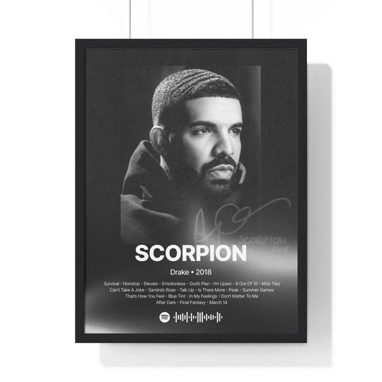 Discover Scorpion Drake Poster | Album Print | Music Poster