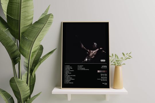 Discover Travis UTOPIA | Album Poster | Minimalistic