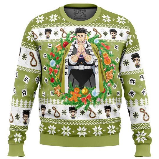 Discover Christmas Gyomei Himejema demon Ugly Christmas Sweater