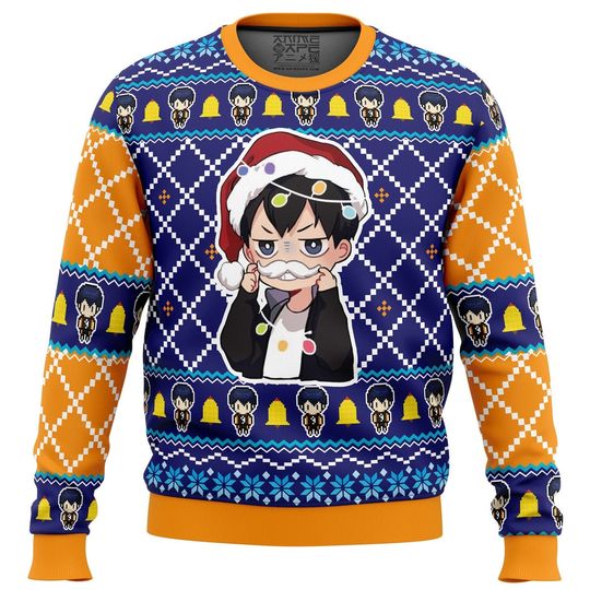 Discover Cute Xmas Ugly Sweater Santa Tobio Haiikyuu Ugly Christmas Sweater