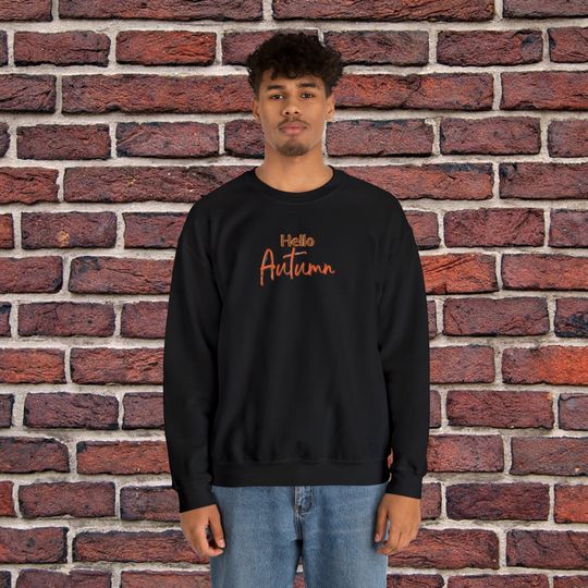Discover Hello Autumn Fall Sweatshirt, 2023 Happy Thanksgiving Sweatshirt, Autumn Sweatshirt