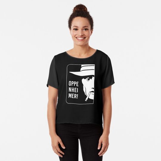 Discover Oppenheimer 2023 - J. Robert Oppenheimer Chiffon Top