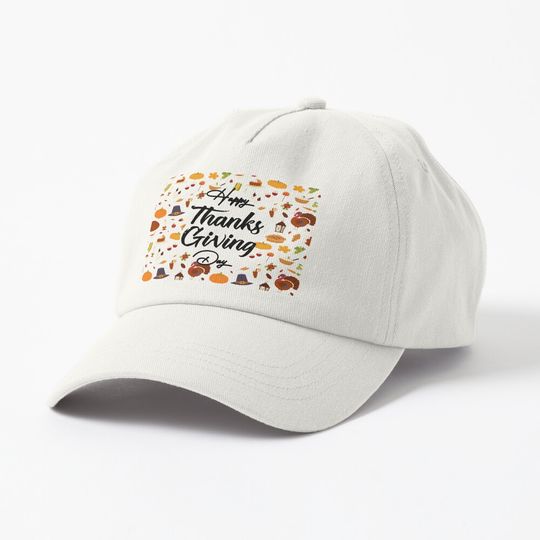 Discover Happy Thanks Giving Day Happy Turkey pattern 2023 Cap