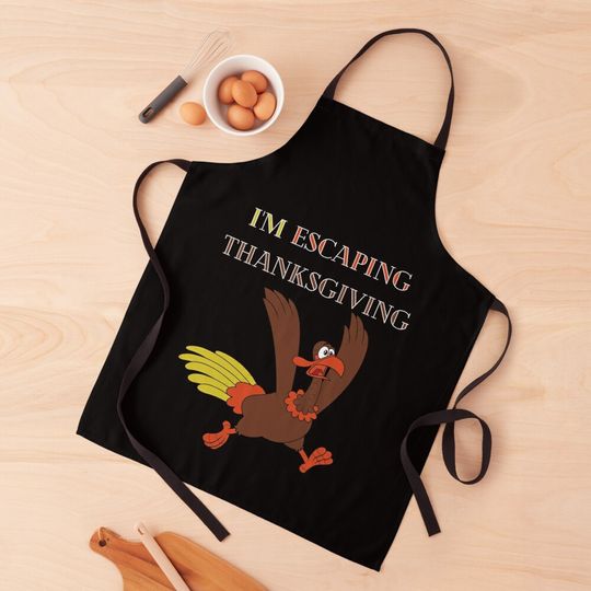 Discover Funny Turkey Thanksgiving Kitchen Apron