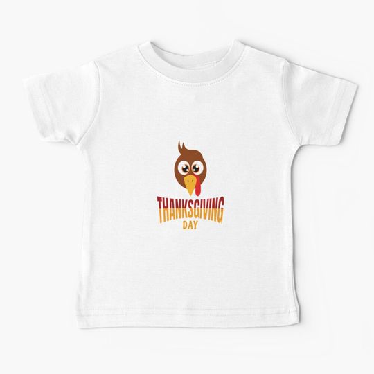 Discover Turkey Thanksgiving Baby T-Shirt