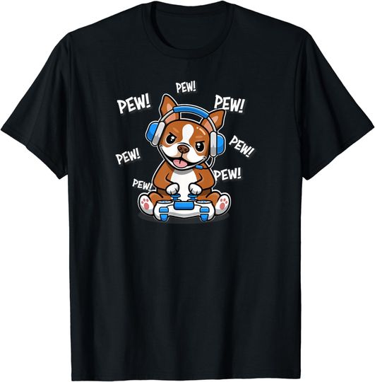Discover Red Boston Terrier T-Shirt