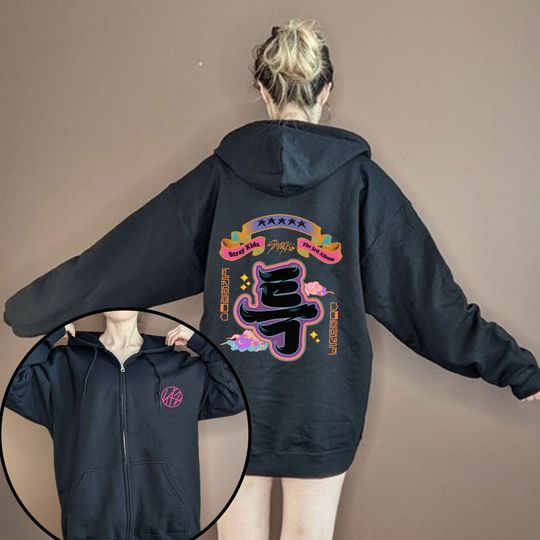 Discover Stray Kids 5 Star Zip-up hoodie, Stray Kids New Album shirt, StrayKids 5 STAR hoodie