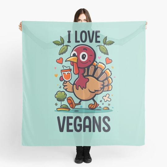 Discover I Love Vegans Scarf