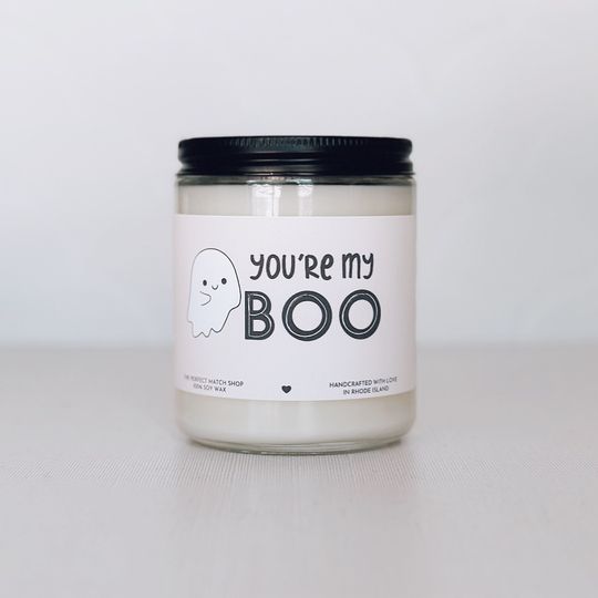 Discover You're My Boo Ghost Candle