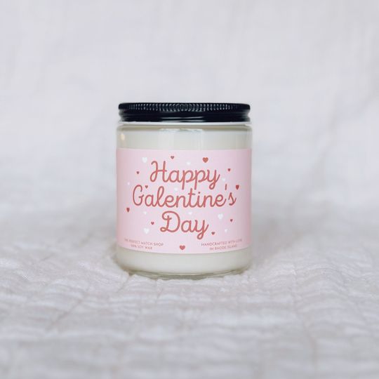 Discover Happy Galentines day candle valentines day gift for best friend Galentines gifts Galentine candle