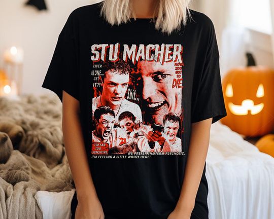 Discover Stuart Stu Macher Scream Movie Halloween Shirt, Vintage Horror Movie T-shirt