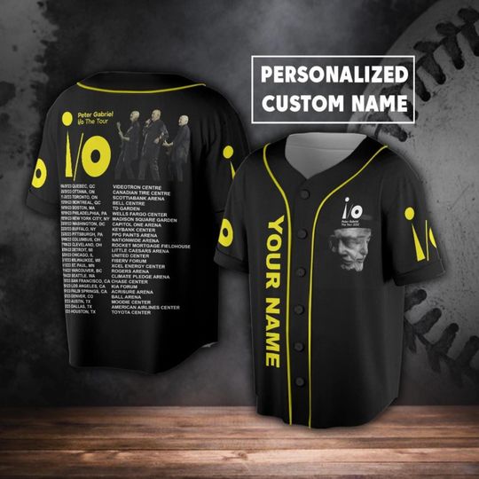 Discover Customized Peter Gabriel Baseball Jersey