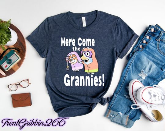 Discover BlueyDad Family Grannies Shirt