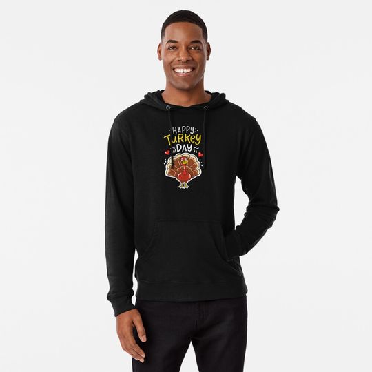 Discover Thanksgiving Happy Turkey Day Holiday Hoodie
