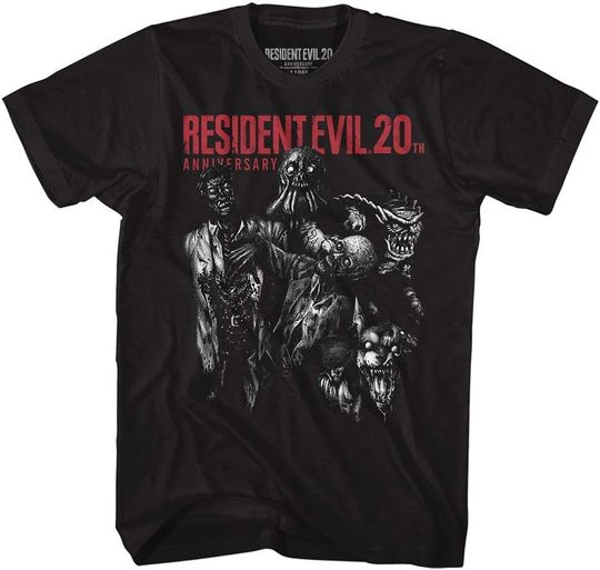 Discover Designs Resident Evil Shirt 20th Anniversary T-Shirt