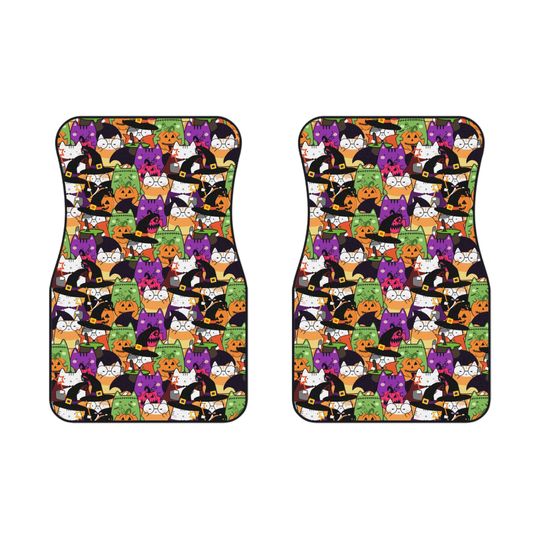 Discover Halloween Floor Car Mat | Kawaii Style Car Mat