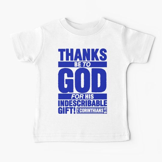 Discover Thanks God Jesus Thanksgiving Baby T-Shirt