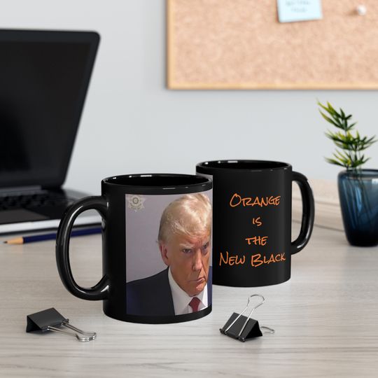 Discover Trump Novelty Mug Shot Mug
