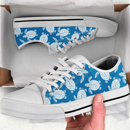 Discover Turtle Women's Low Top Sneakers