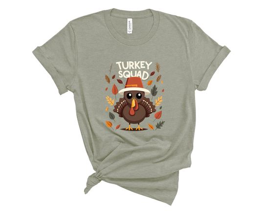 Discover Turkey Squad Shirt, Family Thanksgiving Shirts, Vintage Turkey