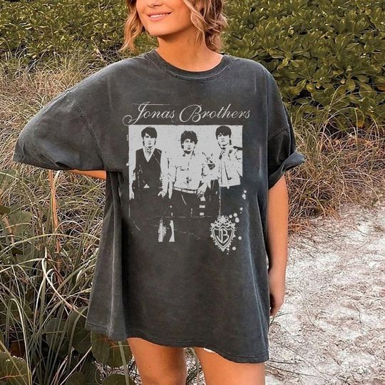 Discover Jonas Brothers Vintage T-Shirt, Jonas Five Albums One Night