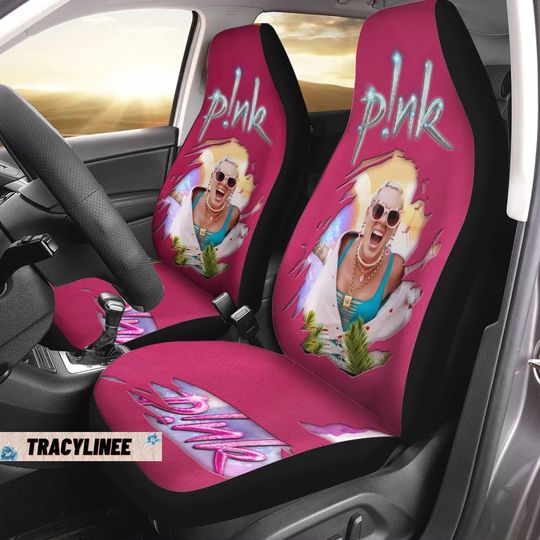 Discover Pink Car Seat Cover - Tour 2023 Design