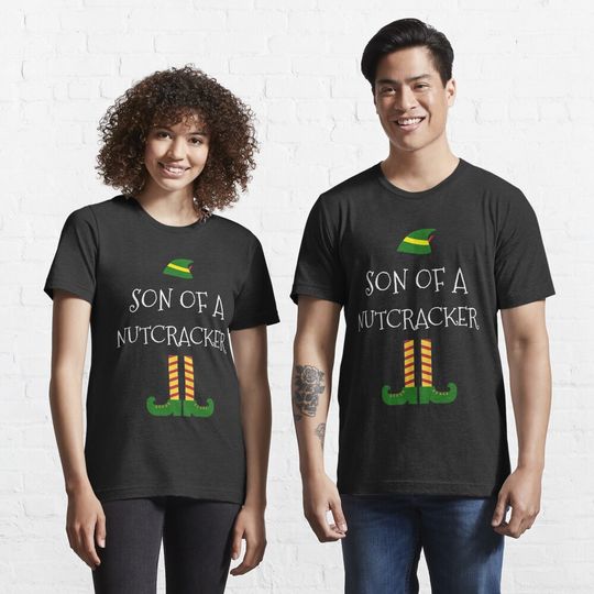 Discover Son Of A Nutcracker Funny Christmas Elf  T-Shirt