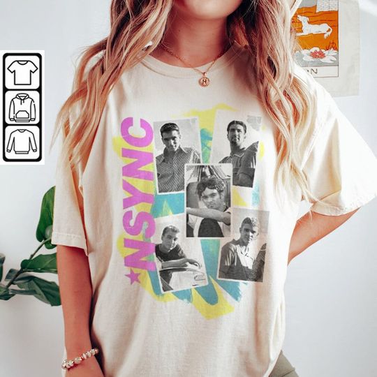 Discover NSYNC Shirt Vintage NSYNC No Strings Attached Black Shirt Nsync Sweatshirt Nsync Vmas 2023 Shirt
