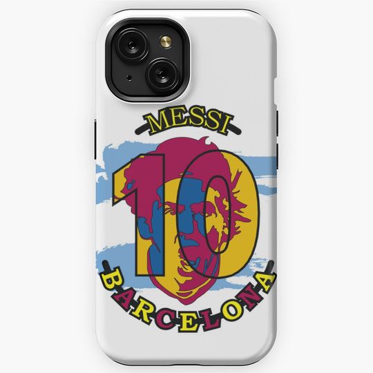 Discover Messi No.10 Of Bacelona iPhone Case