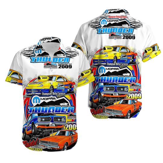 Discover Mopar Thunder Hawaiian Shirt