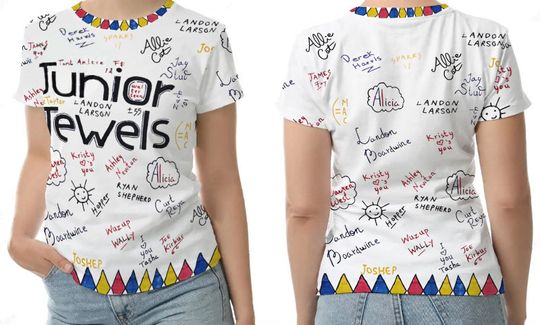 Discover Iconic Junior Jewels 3D All Over Printed Shirt, Signature High School Shirt