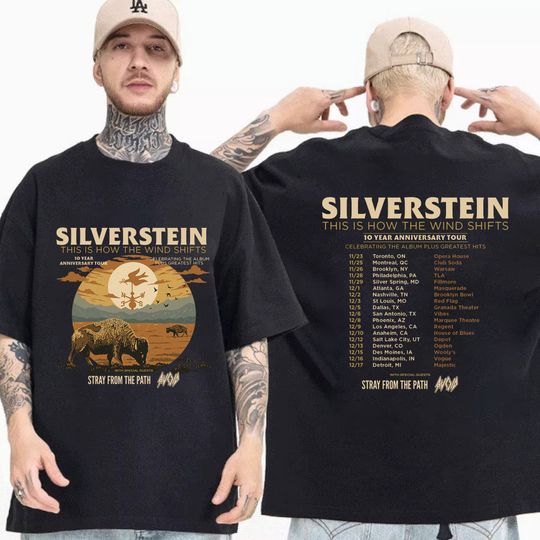 Discover Silverstein Tour Shirt for 2023