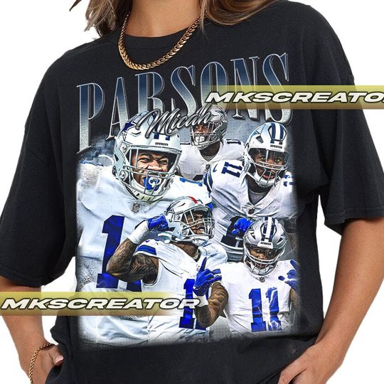 Discover Limited Micah Parsons Vintage T-Shirt, Gift for Woman and Man Unisex T-Shirt