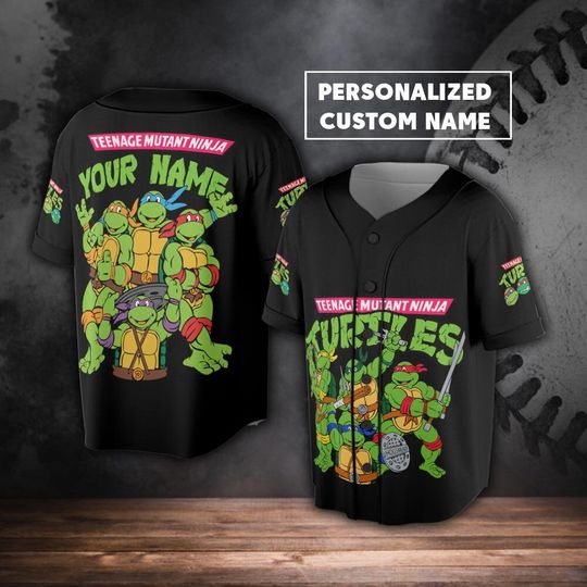 Discover Teenage Mutant Ninja Turtles Mutant Mayhem Baseball Jersey