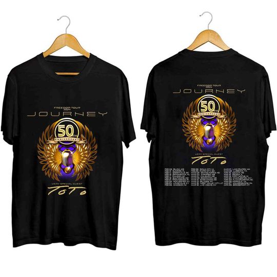 Discover Journey Freedom Tour 2024 Shirt, Journey With Toto 2024